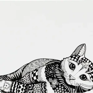 TRIXIE Napfunterlage Zentangle Nur Für Kurze Zeit